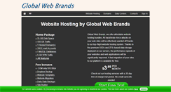 Desktop Screenshot of globalwebbrands.net